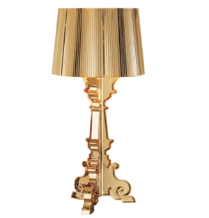 Lâmpada de tabela do ouro de Kartell Bourgie