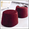 Pufes da sala de visitas de Calligaris Cooky