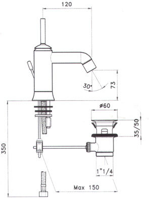 Torneiras Guglielmi 27500