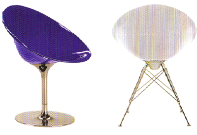 Cadeiras do Eros de Kartell