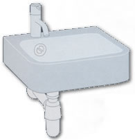 lavatórios inox de aço, Torneiras, Sanitários
