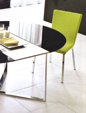 Lavatórios, cadeiras modernas da sala de jantar, jantando cadeiras