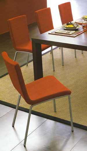 Lavatórios, cadeiras modernas da sala de jantar, jantando cadeiras