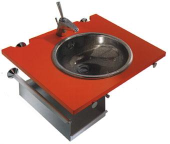 lavatórios inox de aço, Torneiras, Sanitários